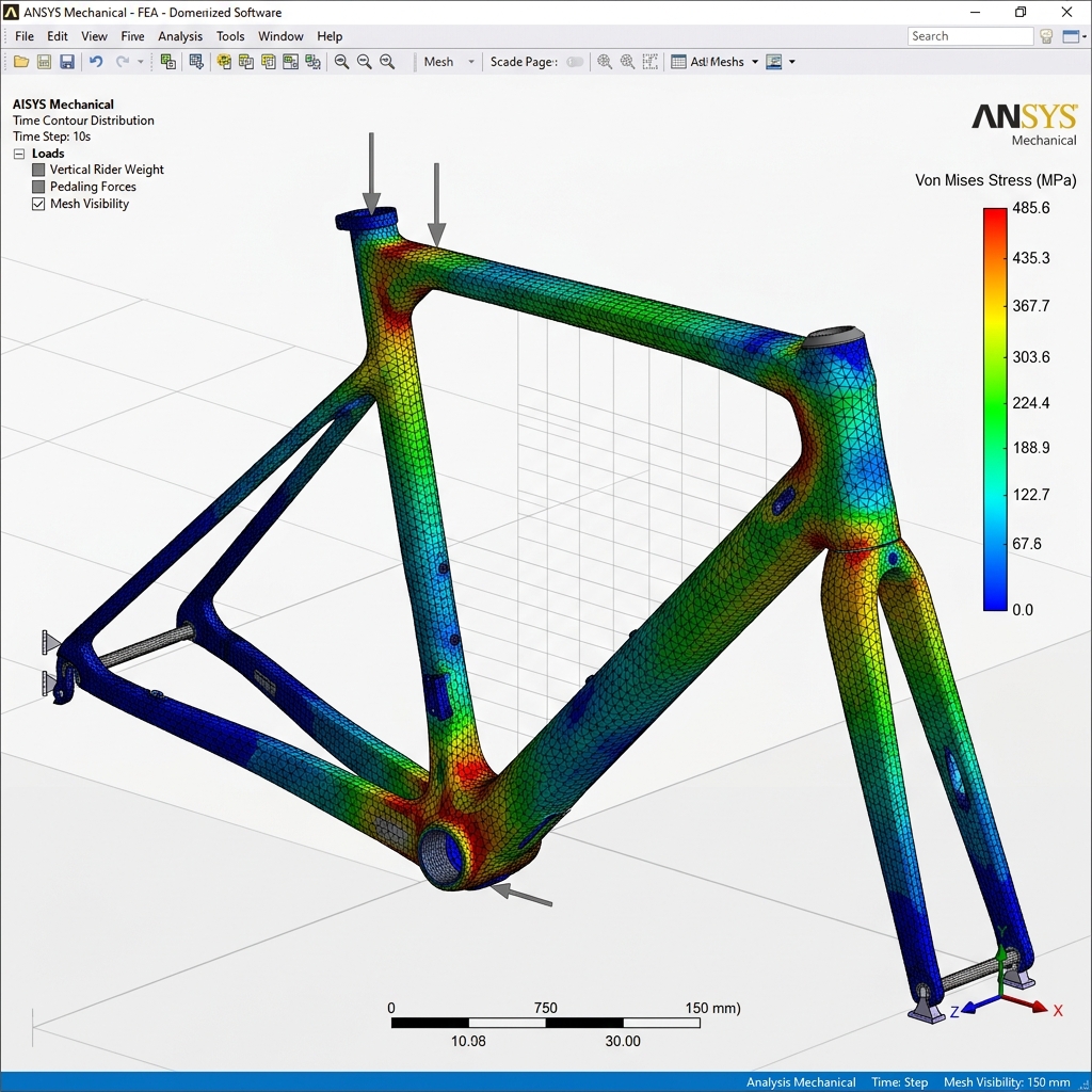 FEA of a Bicycle Frame