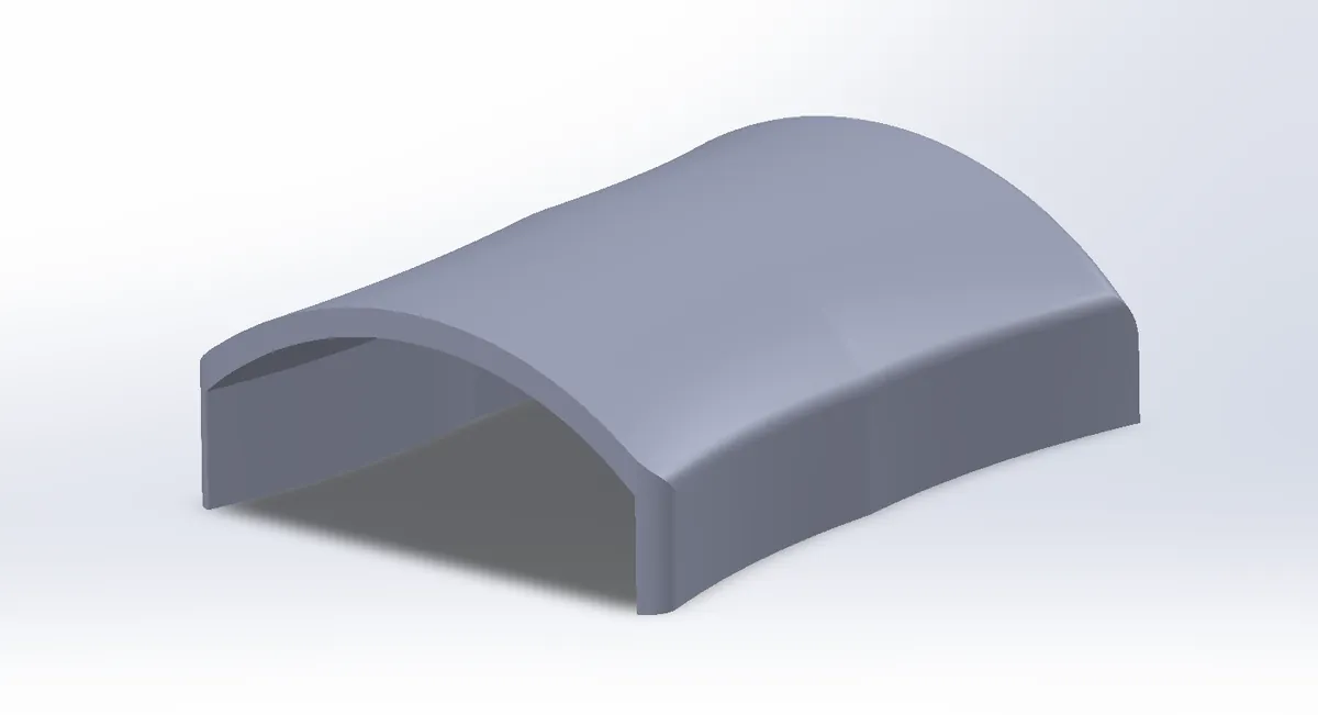 SolidWorks aeroshell model