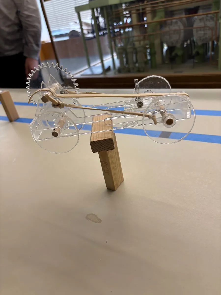 Assembled acrylic car