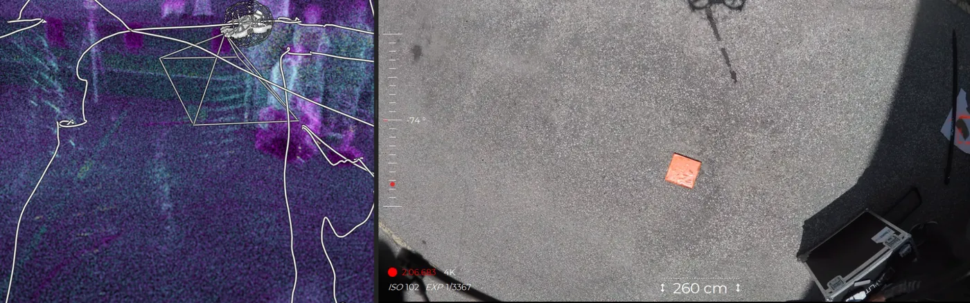 Scan of spray paint target